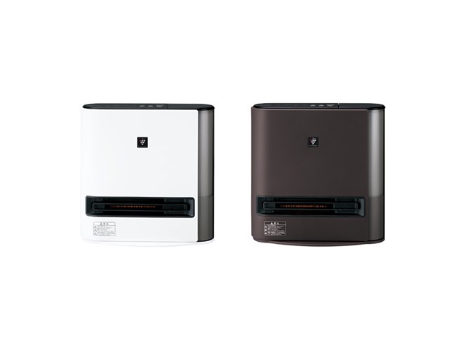 シャープ、温風到達距離が約2倍になった加湿セラミックファンヒーター