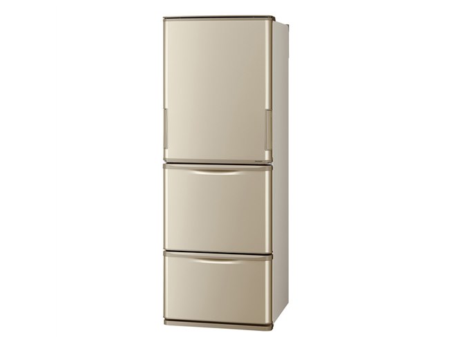 シャープ、幅60cmのスリムな412Lプラズマクラスター冷蔵庫「SJ-X415H