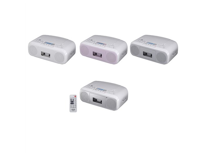 東芝、最大4Wの高出力スピーカーと4つの音質モードを搭載したCD