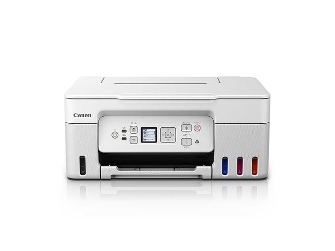 キヤノン、デザインを一新した大容量タンク搭載プリンター「G3370