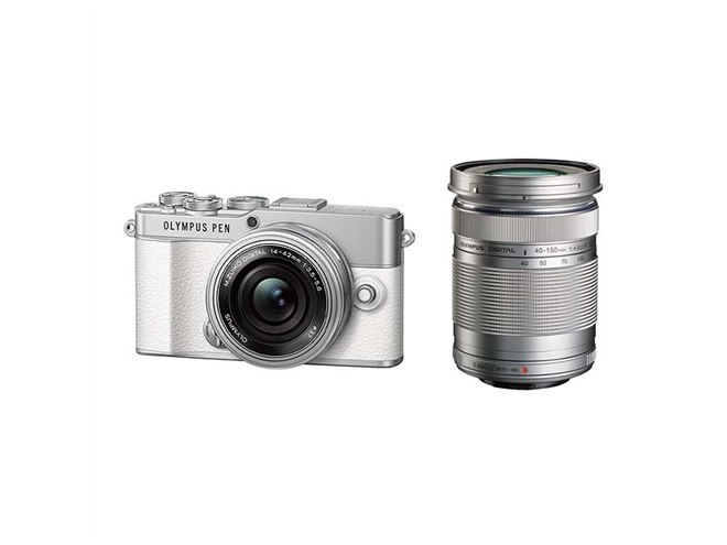 OMデジタル、ミラーレスカメラ「OLYMPUS PEN E-P7」にダブルズーム