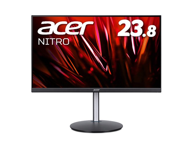 エイサー、縦画面にできるピボット機能付き23.8型ゲーミングモニター