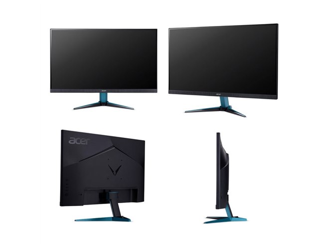 エイサーが27型ゲーミングモニター5機種を発表、高速/広色域IPS搭載