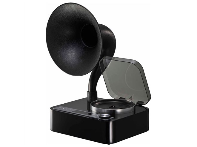 蓄音機のようなホーンを装備、ORION「Bluetooth搭載CDホーンスピーカー