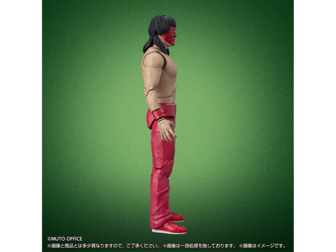 毒霧噴射ギミック付き、グレート・ムタのアクションフィギュアを