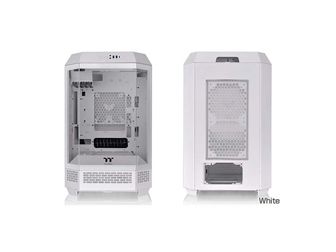 Thermaltake、八角柱ボディを採用したミニタワー型PCケース「The Tower