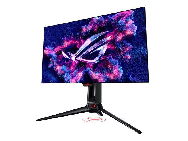 ASUS、480Hz駆動の26.5型有機ELゲーミングモニター「ROG Swift OLED
