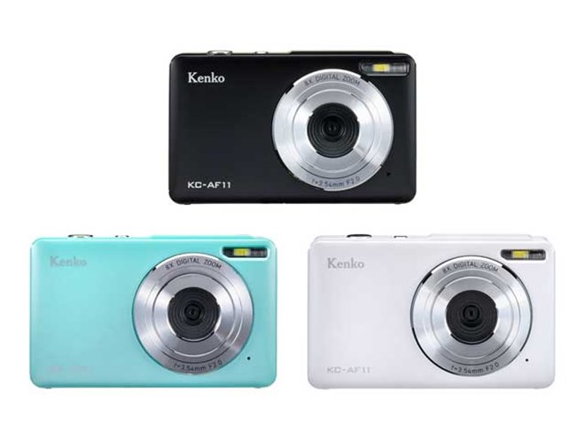 ケンコー、9,680円の約500万画素デジタルカメラを11月15日に発売
