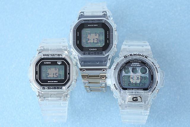 カシオ G-SHOCK 40th Anniversary CLEAR REMIXシリーズ 限定モデル GA