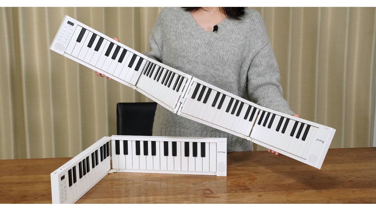 使ってびっくり！ 折りたためる電子ピアノ「ORIPIA/オリピア」がスゴ