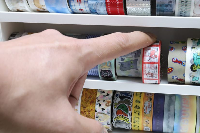 無印良品のラップケースが実は「マスキングテープ」収納に最適だった