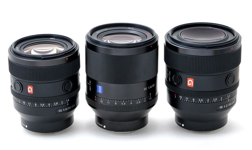 最新型「FE 50mm F1.4 GM」を含む、ソニーの大口径・標準レンズ3本撮り