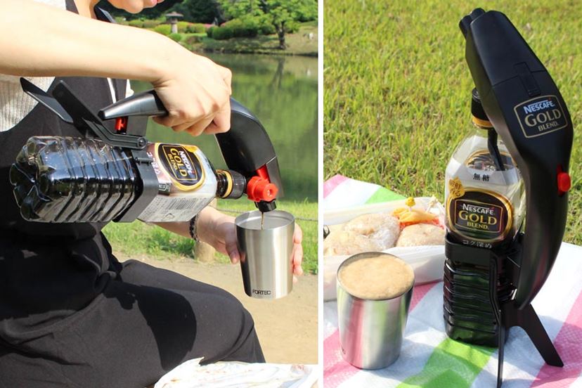 あの“新感覚”アイスコーヒーサーバーがハンディ型に！ ネスレの泡