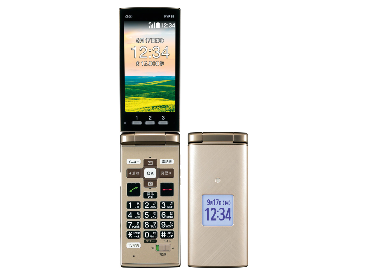 京セラ かんたんケータイ KYF38 [ワインレッド] 価格比較 - 価格.com