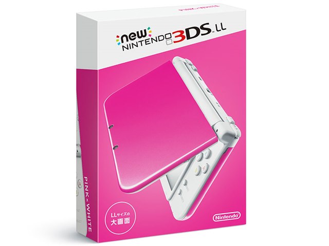 Newニンテンドー3DS LL ピンク×ホワイトの製品画像 - 価格.com