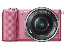 SONY α5000 ILCE-5000L パワーズームレンズキット [ピンク] 価格比較