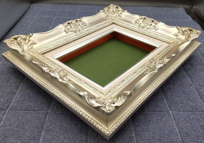 w*i様 虹画堂 F20号 油彩額縁 ゴールドフレーム アートフレーム 透明