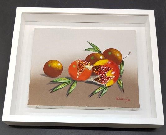 K-BOX 白 SM(サムホール227×158mm) 油彩額縁 アクリル板仕様 - 額縁