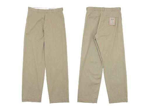 YAECA チノパン ワイド BEIGE 〔メンズ〕 【18604】 YAECA通販・取扱い
