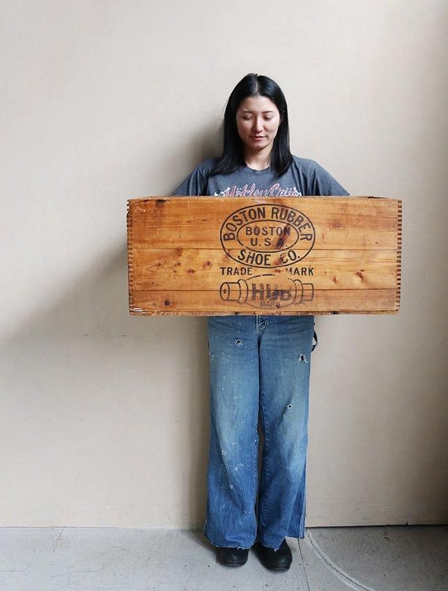 ボストンラバーシューズ木箱 | 古い木箱 - MATIN, VINTAGE OUTFITTERS