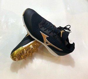 ミズノ 限定ミズノプロ ドミナントニット（ブラック×ゴールド）- 野球