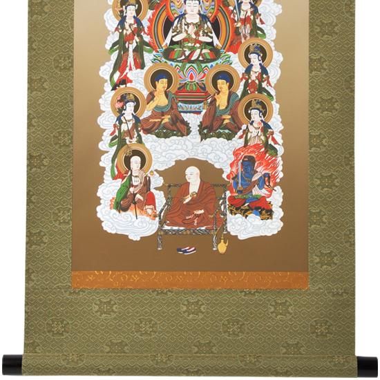 新品 50%OFF】掛軸 真言十三佛 小林春堂 3尺 ※1本のみ限定販売｜ お