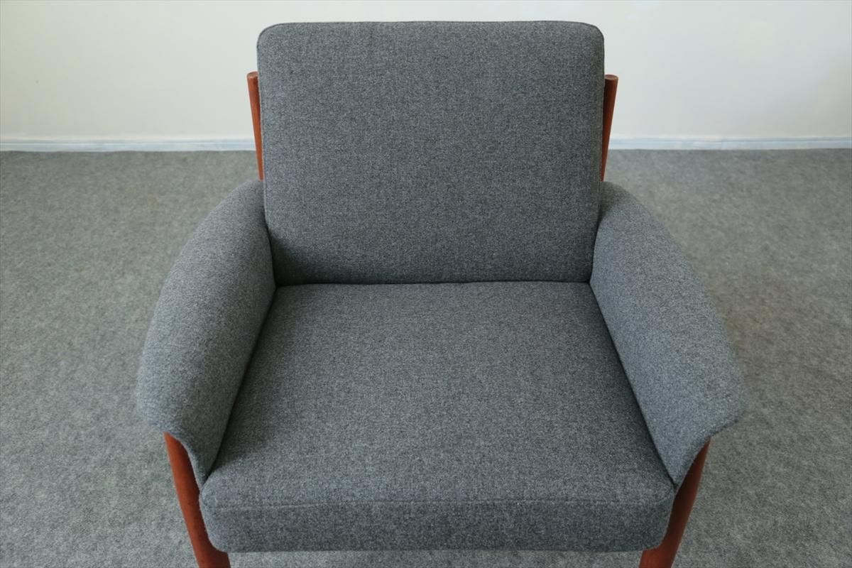 Grete Jalkグレーテ・ヤルク「model168」/ソファ(チーク・GY）/I139-43