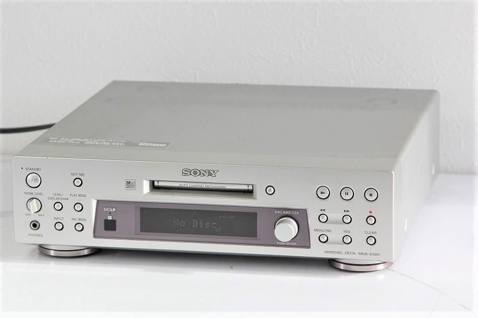 MDS-S500｜SONY MDデッキ Net MD規格対応｜中古品｜修理販売｜サンクス電機