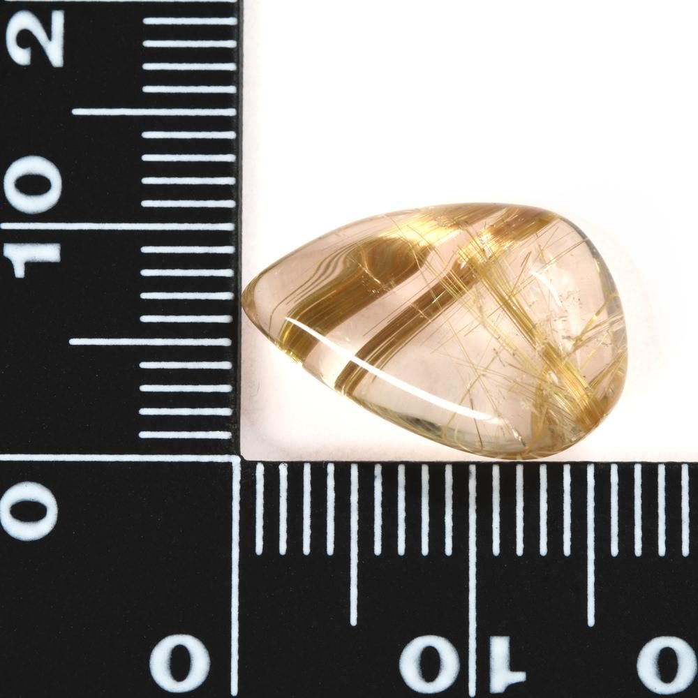 ゴールドルチルクォーツ タンブル 16.5x11x5.9mm #NC171 - プレミアム