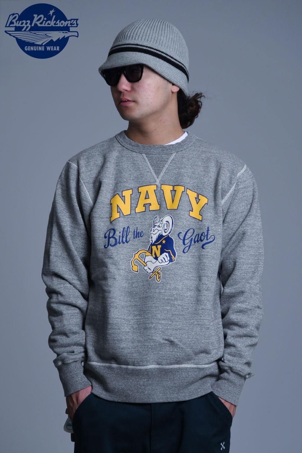 バズリクソンズ(BUZZ RICKSON'S) クルーネックスウェット SET-IN CREW