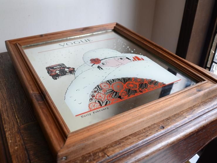 ヴィンテージ パブミラー（VOGUE）｜アンティーク雑貨｜CHELSEA