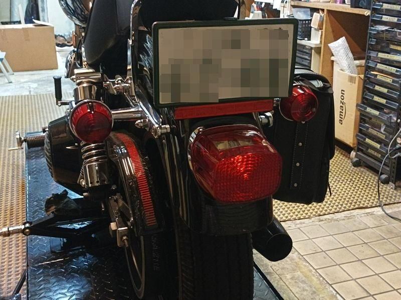 リプレイスメントウインカーレンズ レッド 1973-85 FX XL ヤンキー 2P