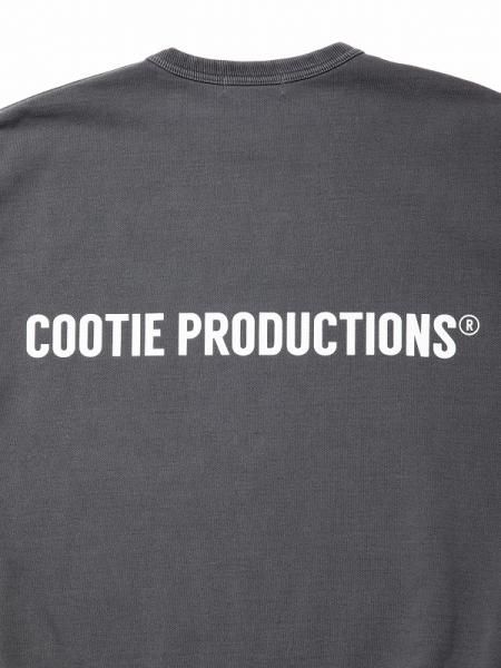 COOTIE (クーティー) Pigment Dyed Open End Yarn Sweat Crew