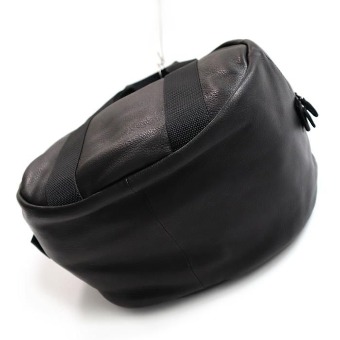 FUJITO（フジト）レザー ヘルメットバッグ（ブラック） - 5minutes