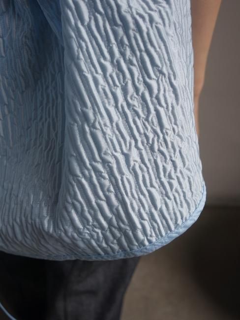 CECILIE BAHNSEN-SELENA TOP/LIGHT BLUE - VISITFOR