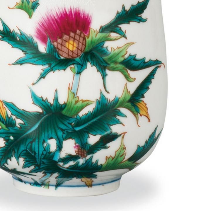 湯呑 12か月の花 薊（9月） - 和食器の通販なら九谷焼専門店の陶らいふ