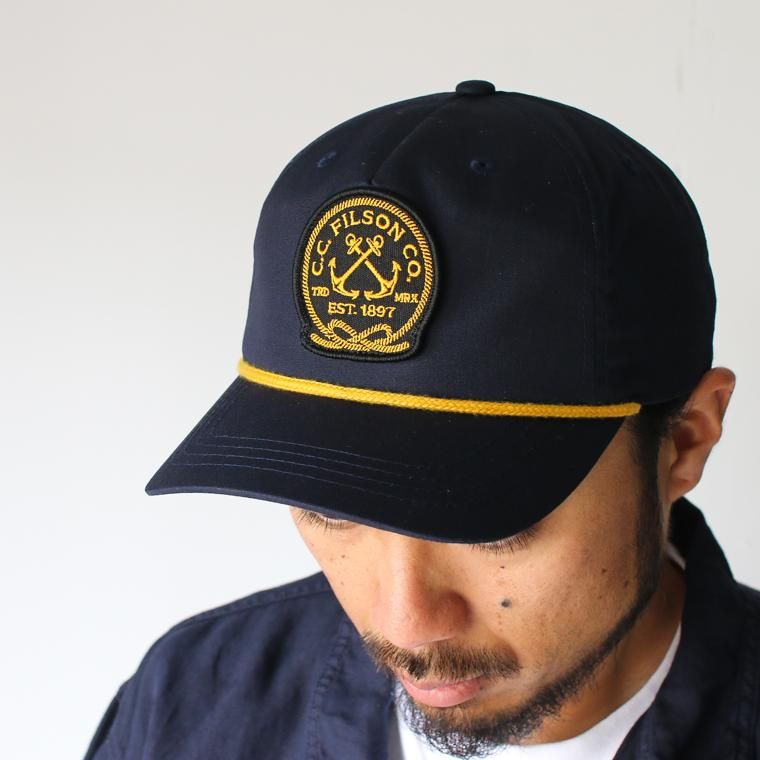 フィルソン FILSON ロープトラッカーキャップ ROPE TRUCKER CAP ネイビー