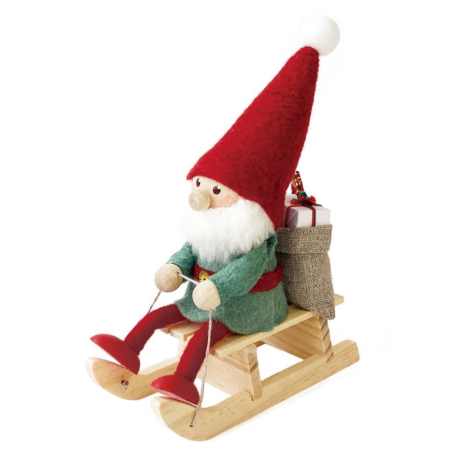 そりに乗ったサンタ Joy to the world NORDIKA nisse(ノルディカ