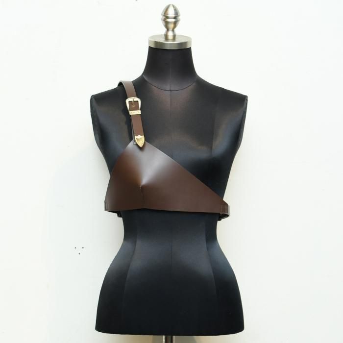 FUMIE=TANAKA フミエタナカ leather half bra レザーハーフブラ F26S-51