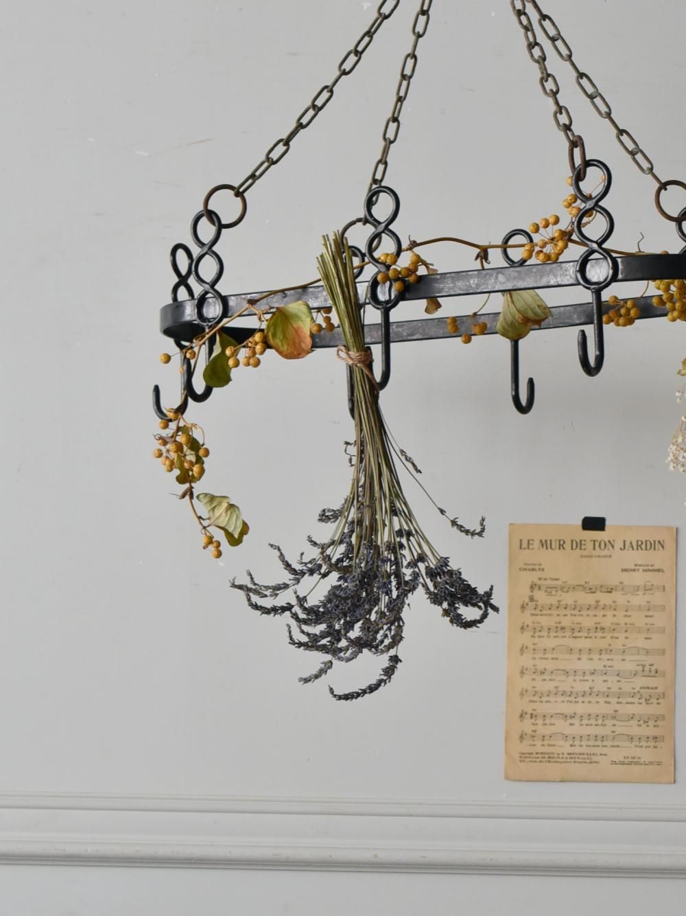 フランスアンティーク雑貨 ハンギングフック アイアンフック