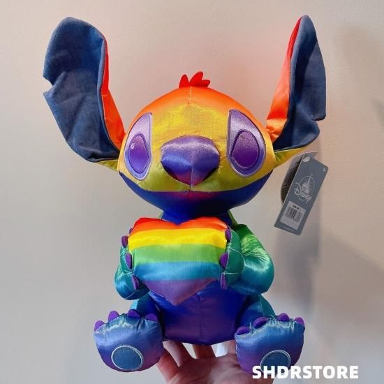 上海ディズニー スティッチ ぬいぐるみ 2022年 レインボーカラー