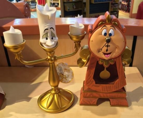 美女と野獣 コグスワース ルミエール ライトアップ フィギュリン