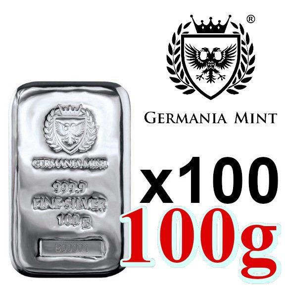 シルバーバー 100グラム - 野口コイン株式会社