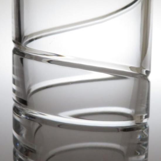 バカラ 花瓶 ○ オルグ スパイラル フラワー ベース ヴェース 20cm