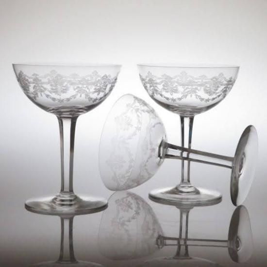 オールド バカラ シャンパングラス ○ ボアルネ シャンパン クープ