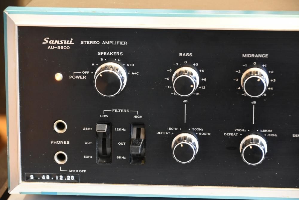 名機 SANSUI AU-9500 整備済 完売 - 鹿児島オーディオ