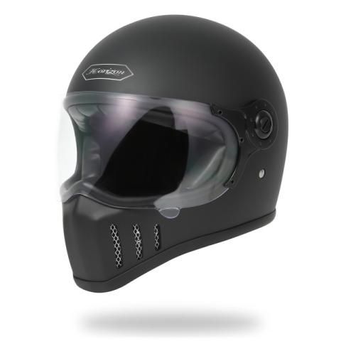 HORIZONHELMETS】JADE マットブラック フルフェイス へルメット バイク
