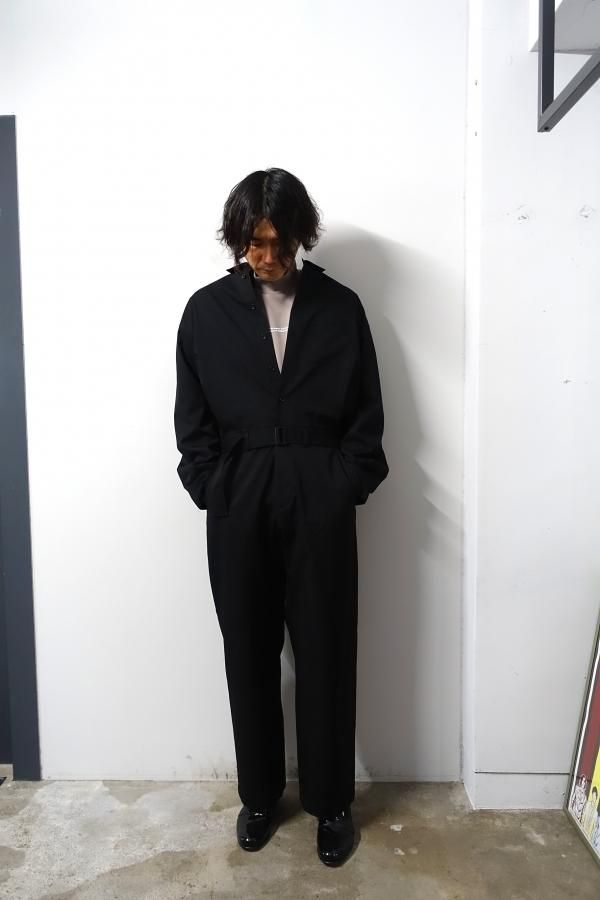 stein(シュタイン)/OVERSIZED LONG SLEEVE JUMPSUIT/Black 通販