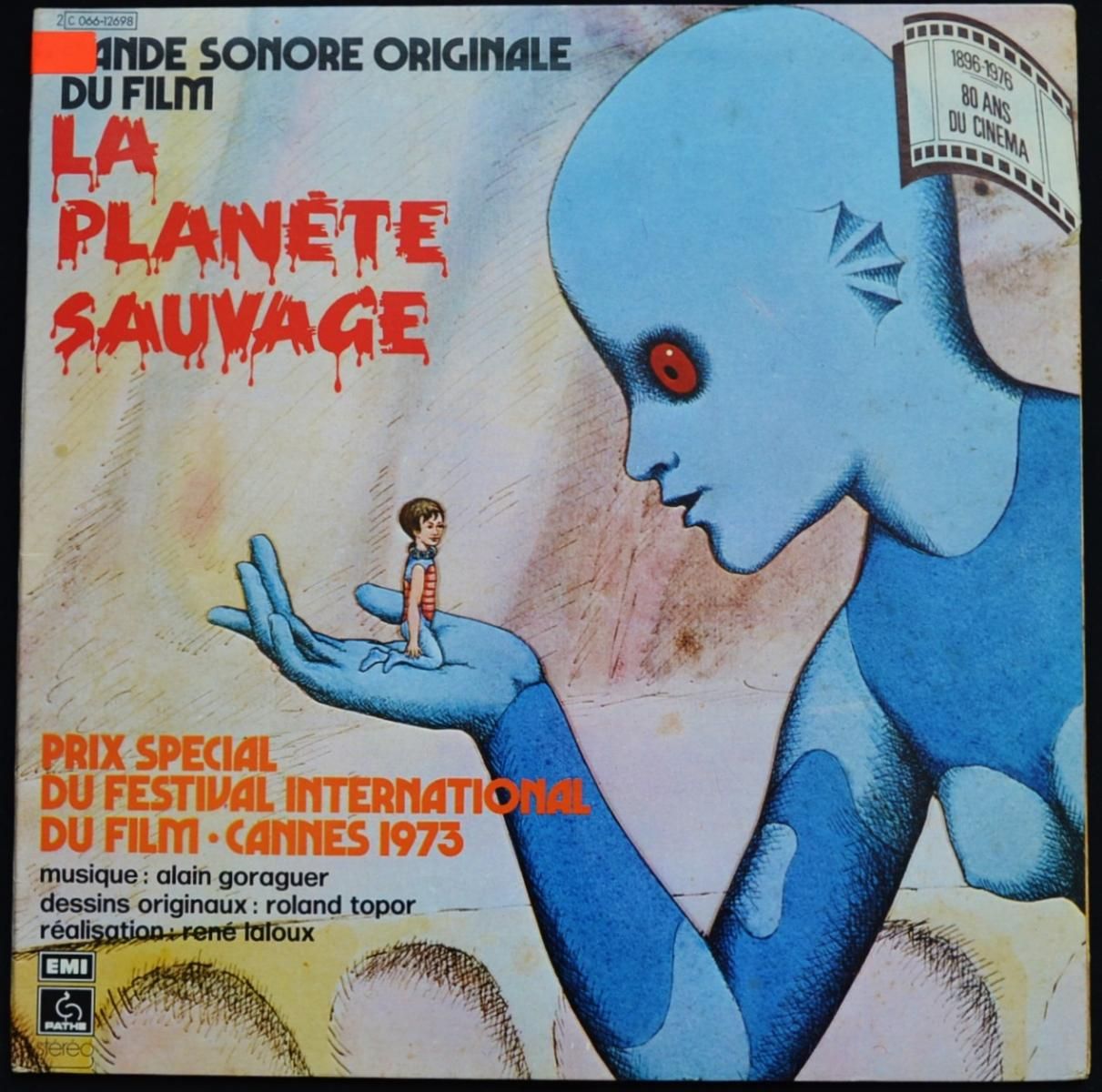 ALAIN GORAGUER ‎/ LA PLANETE SAUVAGE (BANDE SONORE ORIGINALE) (LP