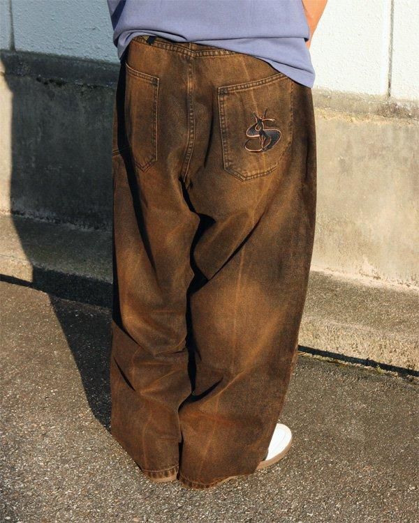 YARDSALE（ヤードセール）/ Bleached Phantasy Jeans (Bronze) - birnest